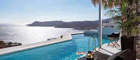 Unique Mykonos Villa | Villa Elegant | 1 Bedroom | Private Pool & Astounding Sea Views | Elia Beach
