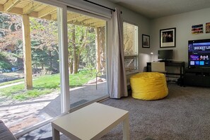Gore Creek view from sofa