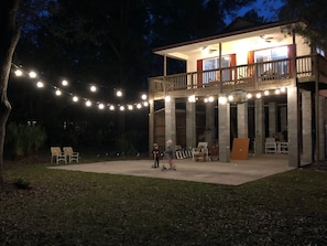 Back of House at Night