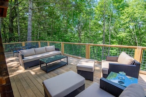 Plenty of outdoor seating...