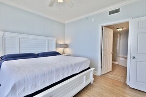 Master bedroom with attached master bath.