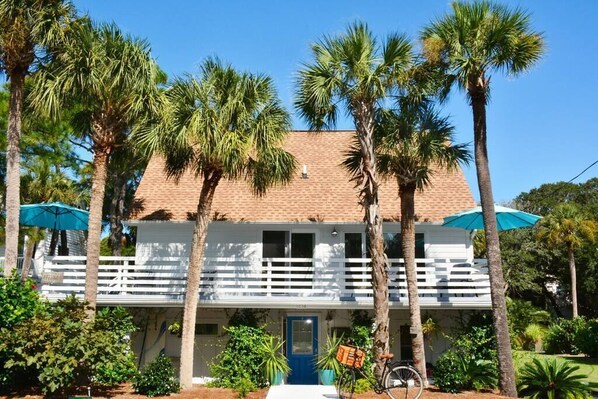 Front Entrance, Downstairs Blue Door.