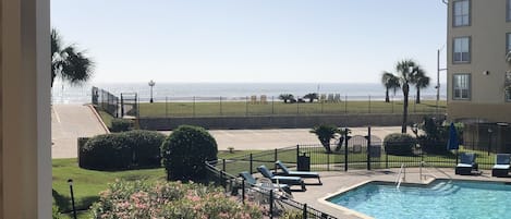 Ocean View from Jolly Jellyfish balcony / 1st condo pool