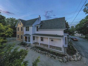 driveway and side porch
