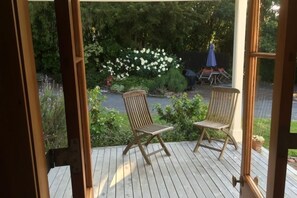 Lazy day on the west facing deck