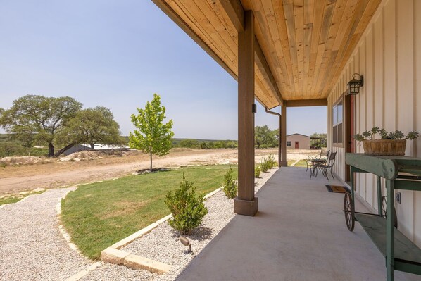 View facing west from front expansive front porch