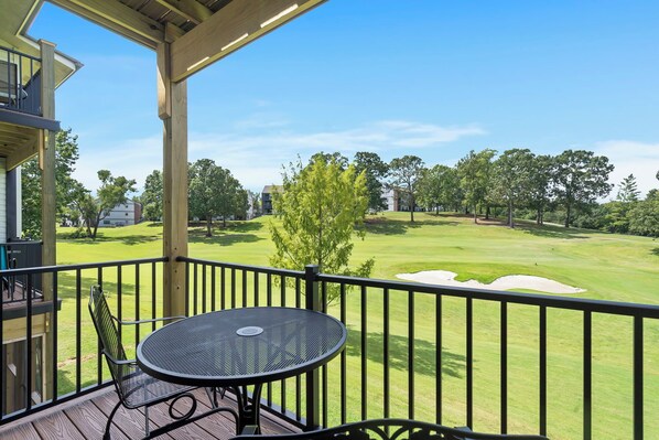 Covered Deck with a Golf Course View!