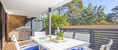 Balcony off kitchen 