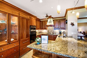 Ample counter space makes meal prepping a breeze