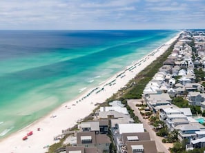 Aerial View of Inlet Breeze Beach Access