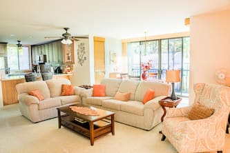 FLASH SALE 🏝 Amazing Ocean Views Over Lush Golf Course! 🌅 - Country Club Villas 226 🩴