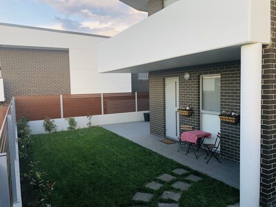 Generous backyard, 15mins to the CBD. Heated pool in complex. Brand new