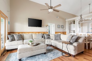 Living Room with Multiple TVs