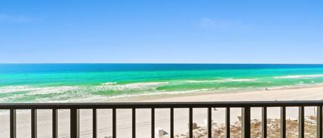 Incredible Gulf views from your private balcony.