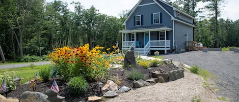 Clara’s Cottage and the rock garden