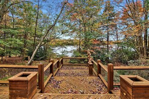 Deck overlooking the Lake