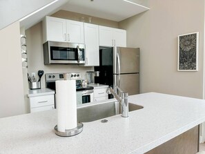 Kitchen with Stainless Steel Appliances