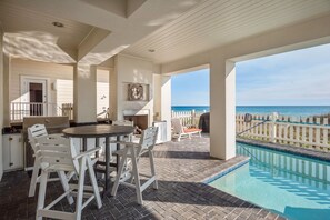 First Floor Patio - Grill - Pool
