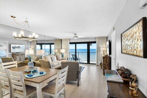 Open layout with Gulf views throughout