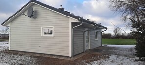 Eingangsbereich des neuen Ferienhauses