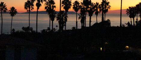 Sunset view of Catalina