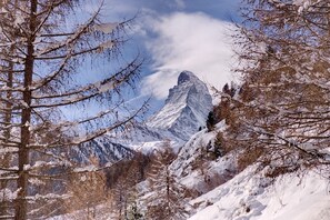 View of Matterhorn from upper balcony