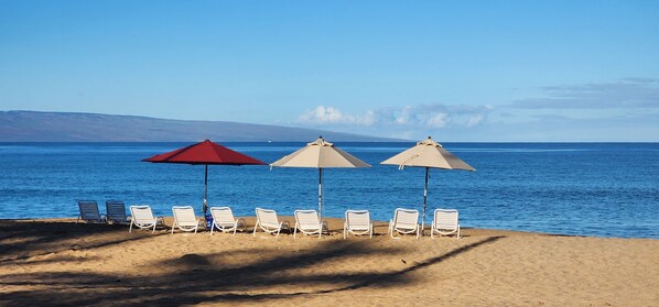 Kaanapali Beach in front of Condo