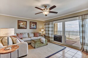 Living Room and Balcony with Ocean View