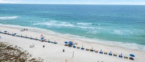 Gulf view from the balcony.