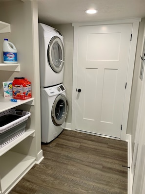 Full laundry area