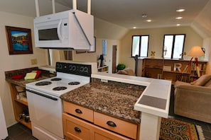 Kitchen and sitting room