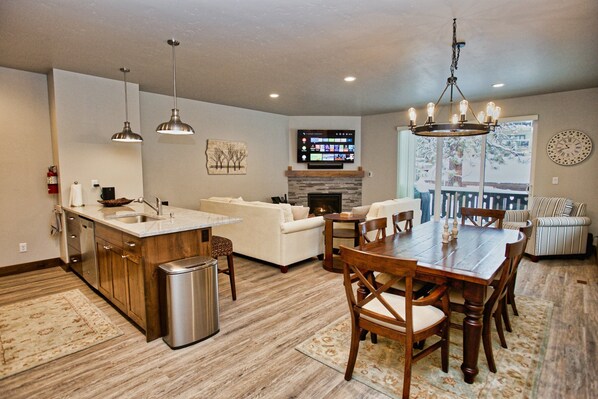 living and kitchen