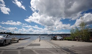 Public boat launch adjacent to the marina.