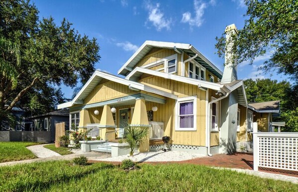 Aviator House is the full upstairs of this property entrance is private and stairs to rental 
