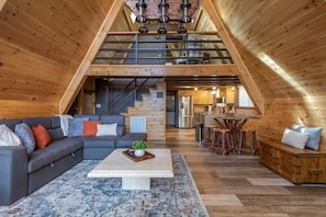 Interior View of Living Area of Cabin