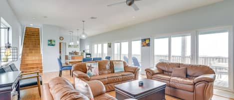 Surfside Beach Vacation Rental | 2BR | 2BA | 1,600 Sq Ft | Stairs Required