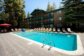Huge swimming pool, there’s enough room for the whole party!