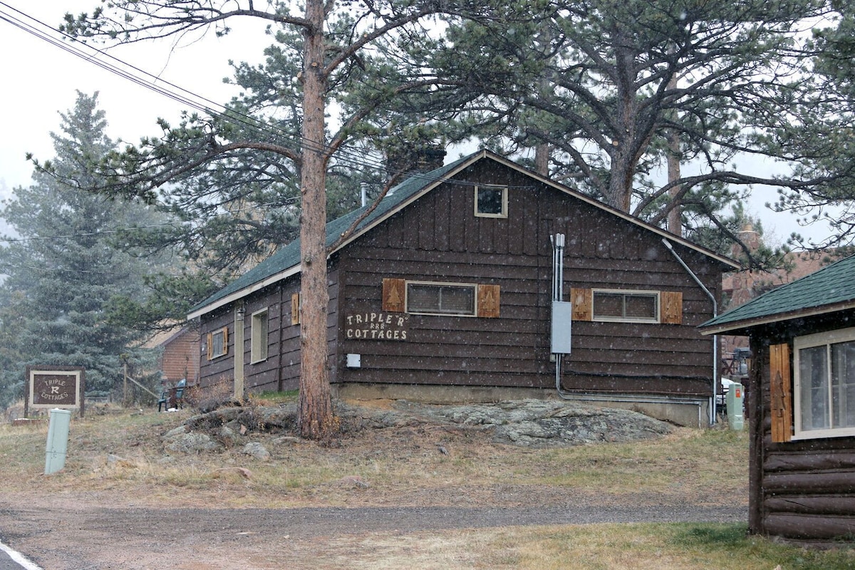 Cabin offers a rustic and cozy getaway