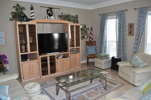 Living room with Amazon Fire TV