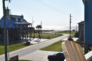 Beautiful ocean view from the deck