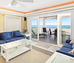 Living area at Ocean City Boardwalk Suites N-2