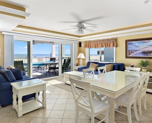 Living area at Ocean City Boardwalk Suites S-1