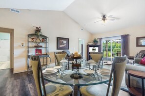 Lovely dining space