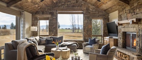 Great Room - Four Pines 77 - Teton Village, WY - Luxury Villa Rental