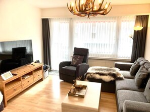 Living room with lots of natural light