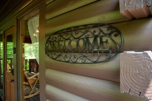 Entrance to the cabin