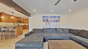 Deluxe Living Room and Kitchen