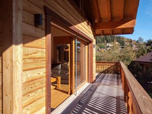 Property, Building, Wood, Shade, Porch, Interior Design, Sky, Wood Stain, Siding, Beam
