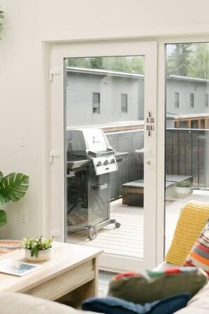 Private deck with BBQ, Lounge area and Hot Tub