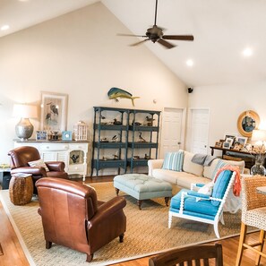 Family Room Open to Kitchen 